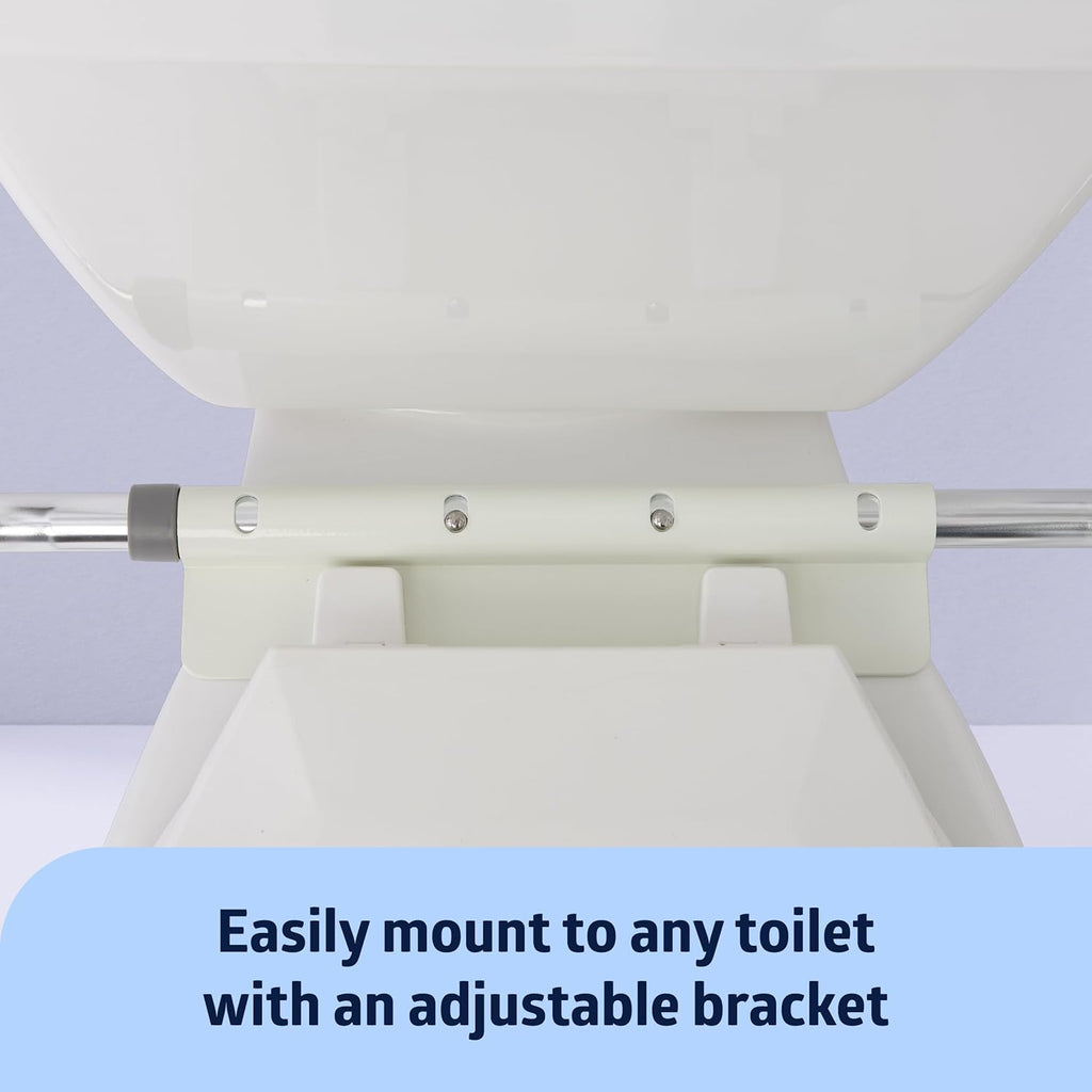 Height Adjustable Toilet Safety Rail with Armrests, 300 LB. Weight Capacity K9170