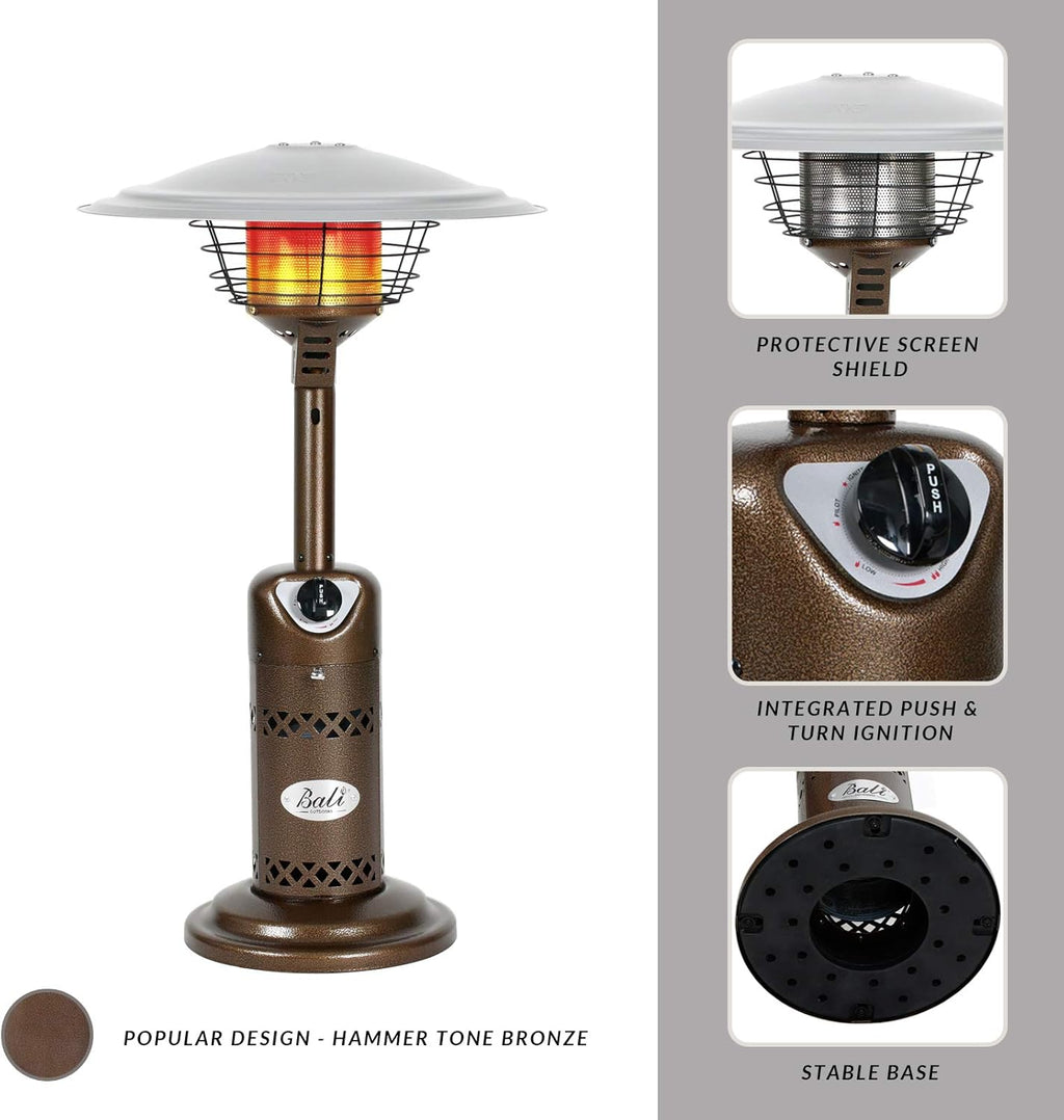 Bronze Portable Propane Patio Heater W26887
