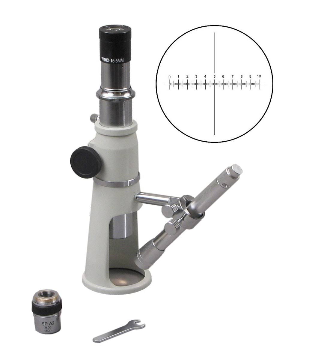 20X Measuring Microscope with Reticle Eyepiece B190