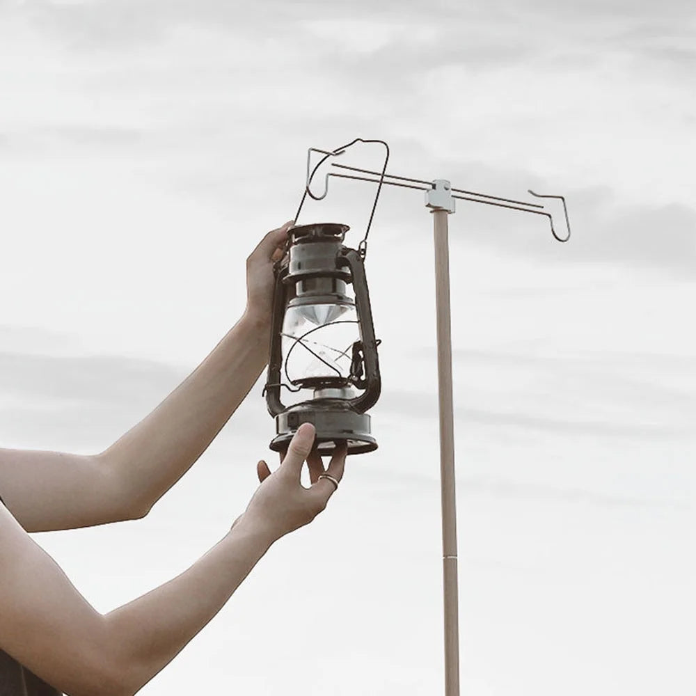 Portable Folding Aluminum Alloy Camping Lantern Stand J176