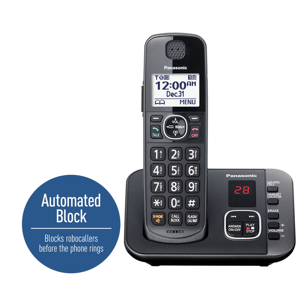 3-Handset Expandable Cordless Phone System with Answering System P274