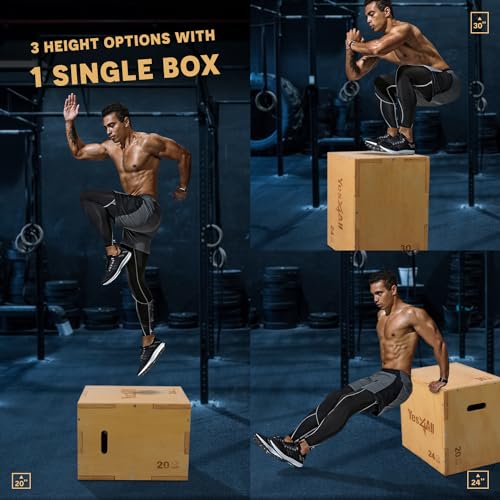 3 in 1 Wooden Plyo Box U812