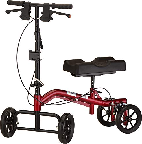 Red Heavy Duty Knee Scooter, 400 lb Weight Capacity M299108