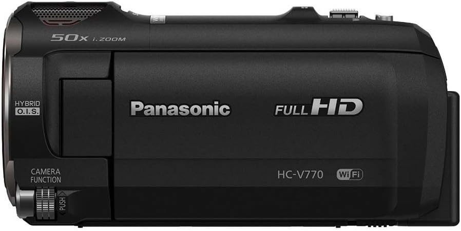 Black Full HD Video Camera Camcorder with 20X Optical Zoom F387148