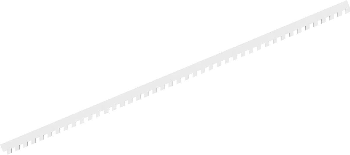 White PVC Dentil Trim H3030