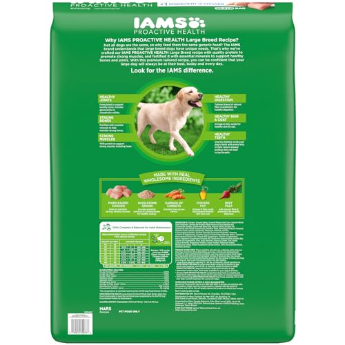 38.5 lb. Large Breed Dry Dog Food with Real Chicken X158280