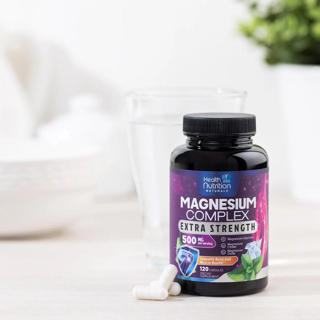 Magnesium Complex 500mg Chelated Magnesium Capsules, 120 Capsules I3635