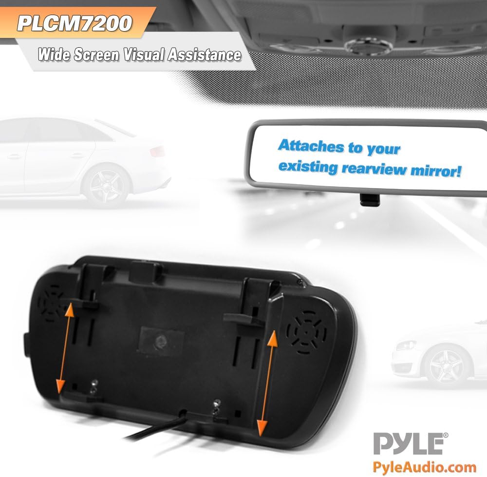 7 LCD Display Backup Car Camera with Rear View Mirror Monitor M5663