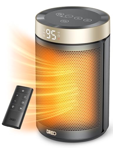 1500W PTC Ceramic Space Heater with Thermostat and Remote G58532