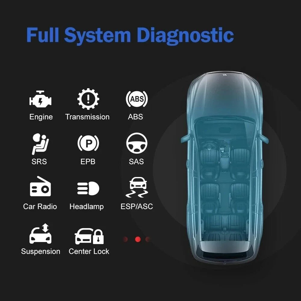 OBD2 Car Diagnostic Scanner Full System Code Reader P112