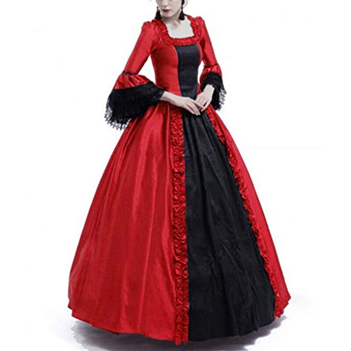 Patchwork Lace Flare Sleeve Maxi Dresses I2351