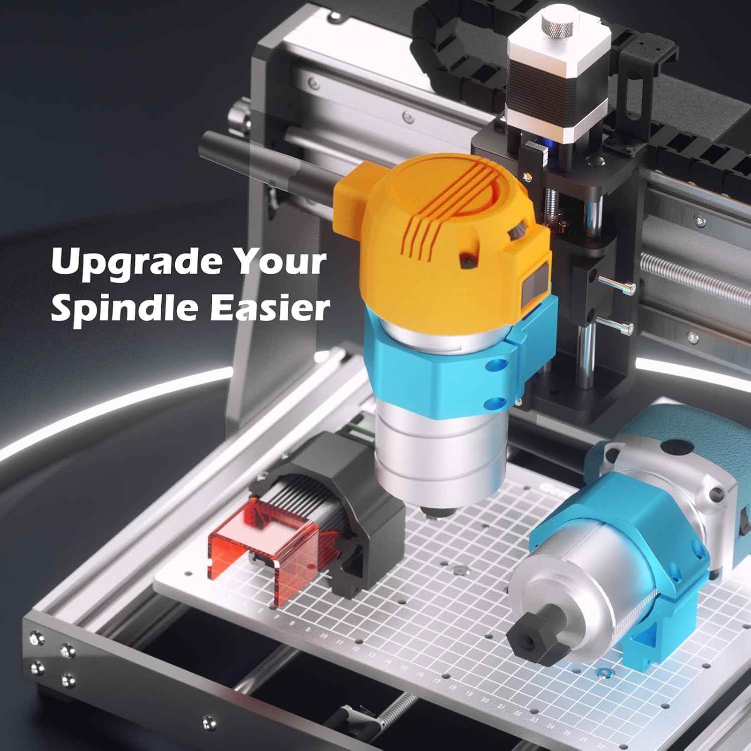 CNC Machine with Spindle Holder W510806