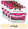 (4 pack) Dark Chocolate Cherries, 1 oz (Pack of 8) Q1263