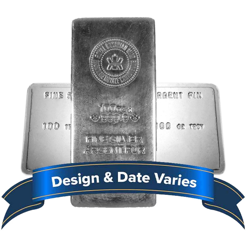 100 oz .9999 Fine Silver Bar R947358