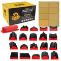 20-Piece 5" Hand Sanding Block Set with 40 Sheet Hook & Loop Sandpaper Kit V8153