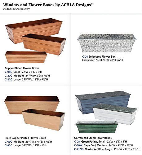 Large Copper Flowerbox Planter J20940