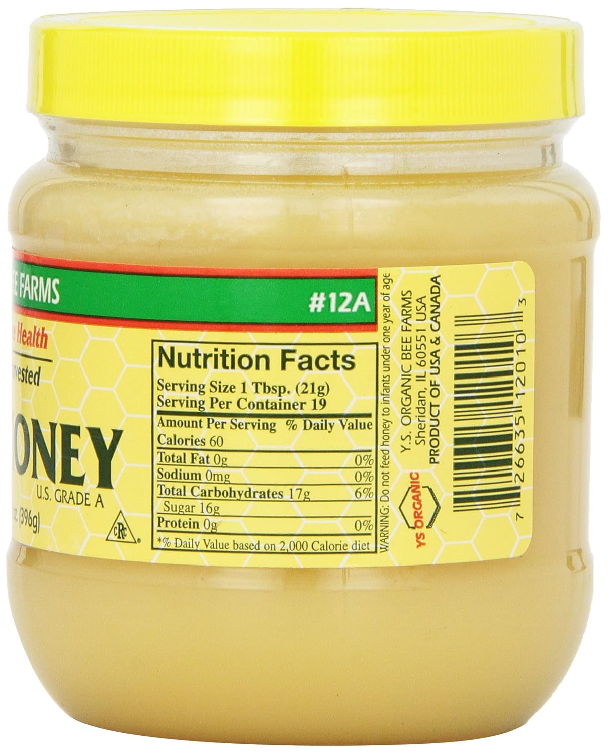 Raw Honey 14 oz I5442