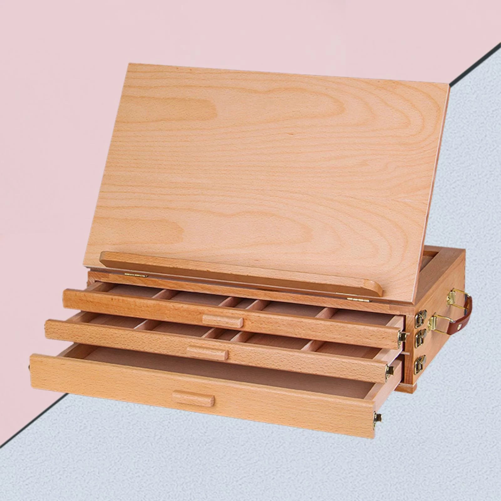 Wood Adjustable Drawing Desk Easel 40x27CM V361