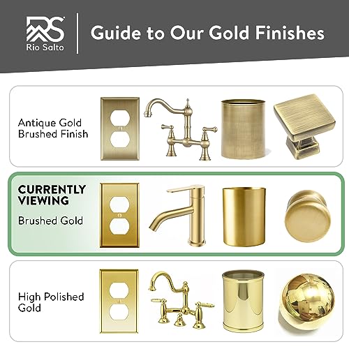 Metal Gold Wall Plate H105562