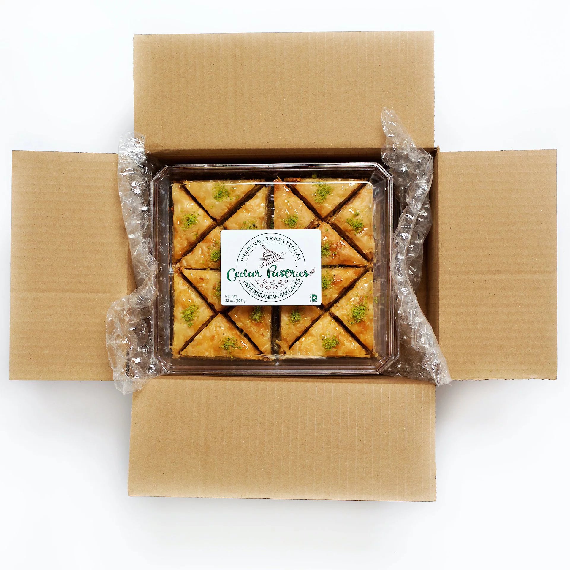 16pc Traditional Triangle Baklavas K4894