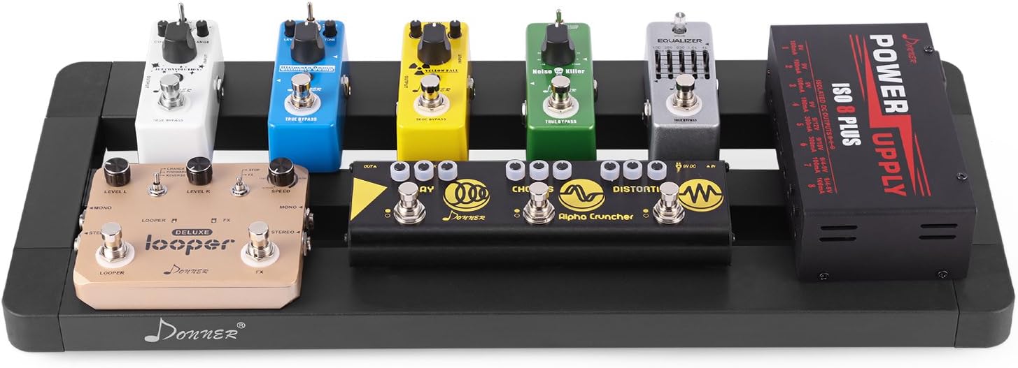 Disassembled Pedalboard 20'' x 8'' with Bag R156
