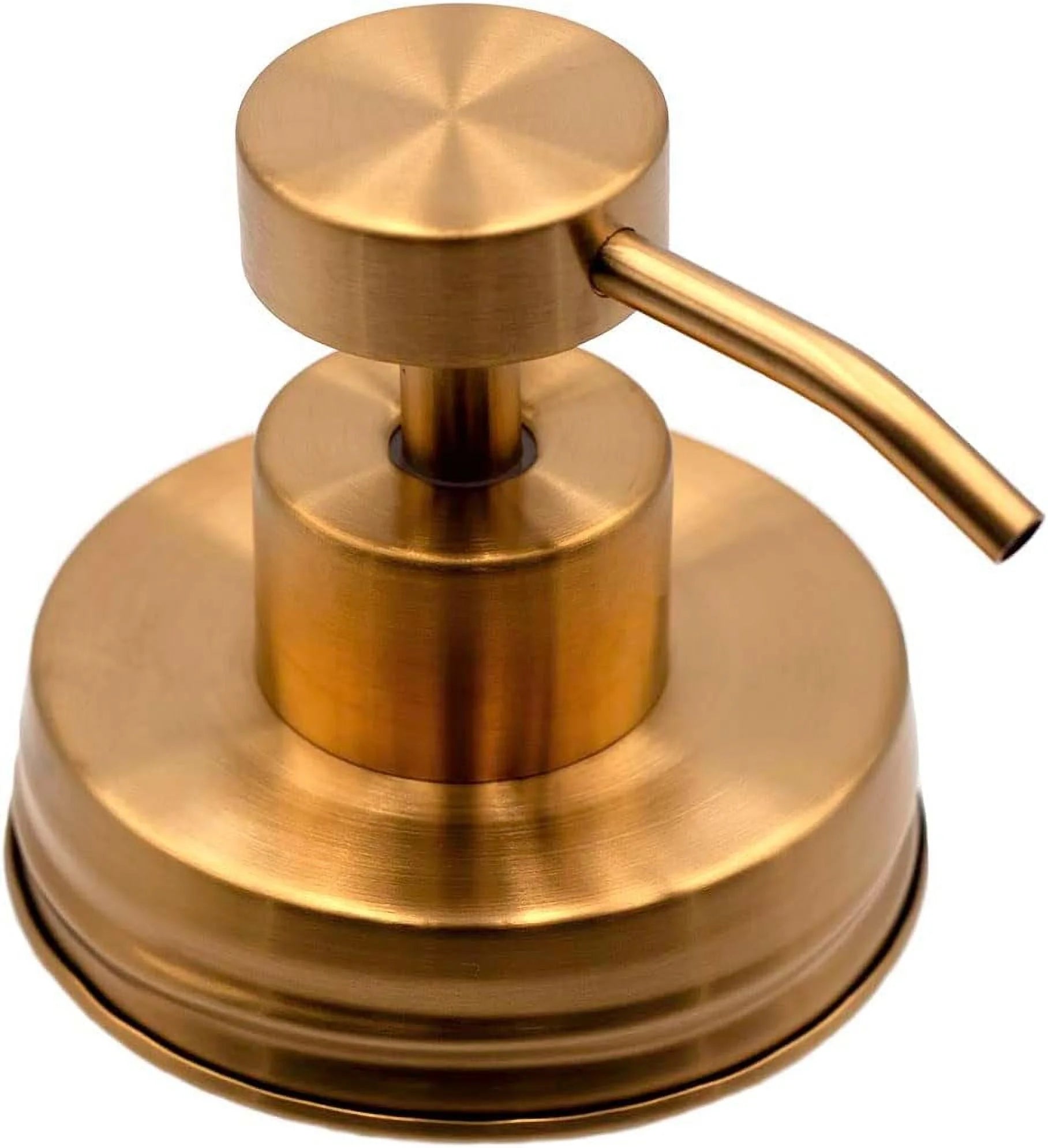 Matte Soap Pump Dispenser Lid Kit For Regular Mouth Jars H796317