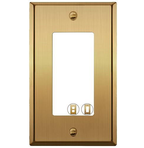 Metal Gold Wall Plate H105562