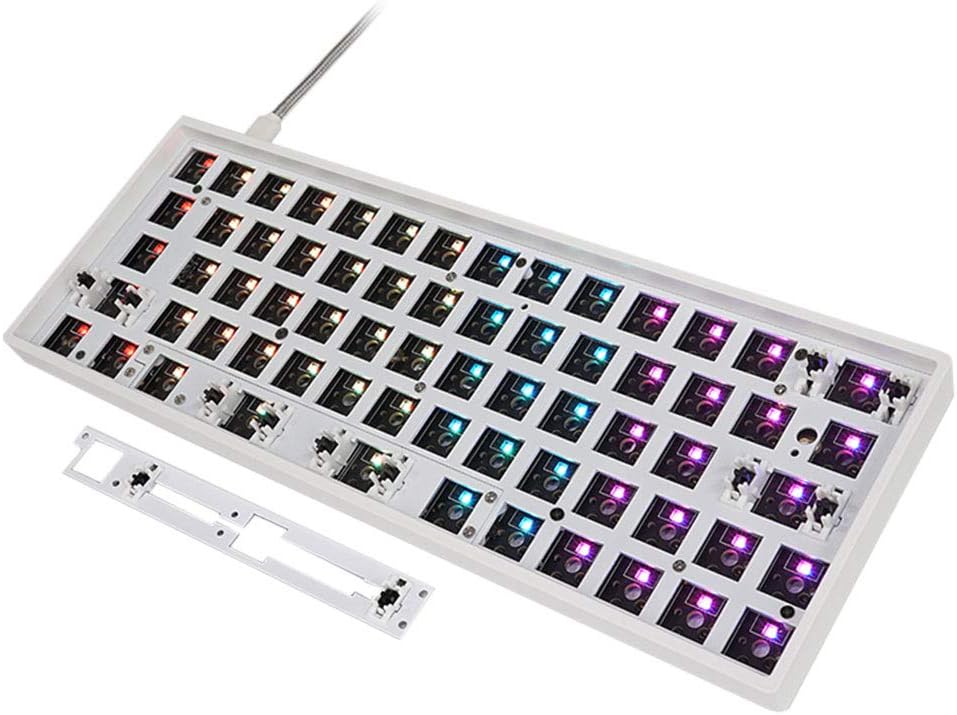 GK87 White TKL Hotswap Mechanical Keyboard Kit Pack of 2 K72144