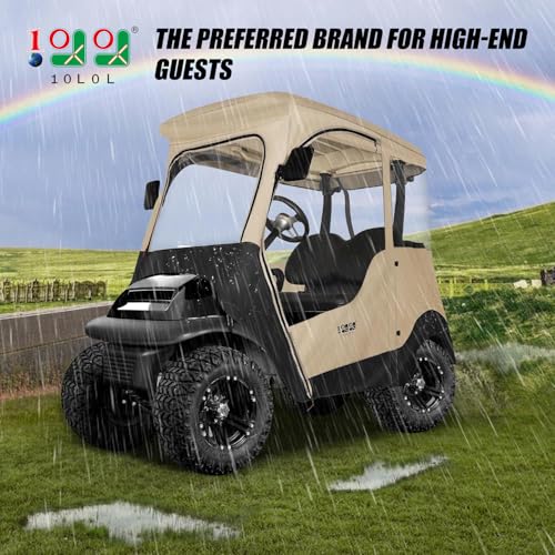 2 Passenger Waterproof Golf Cart Enclosure U736