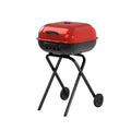 Red Portable Steel Charcoal Grill S4005