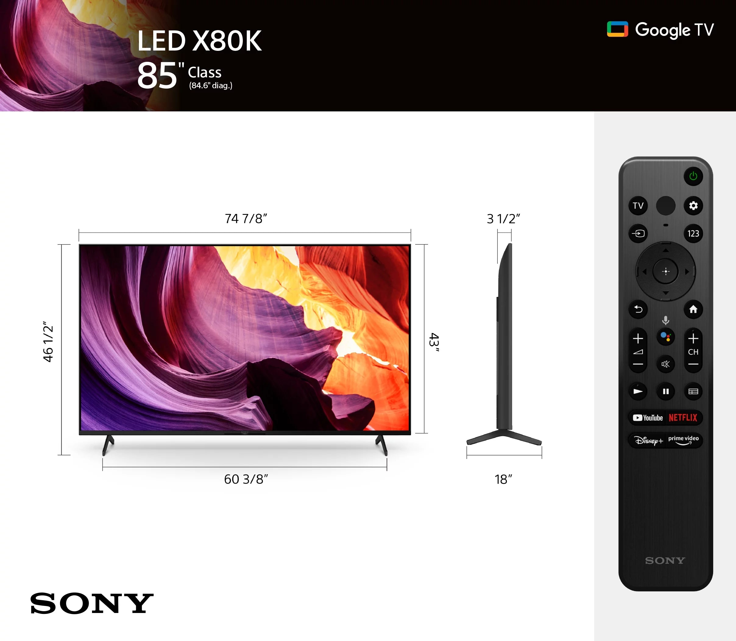 85" 4K Ultra HD LED Smart TV B9776