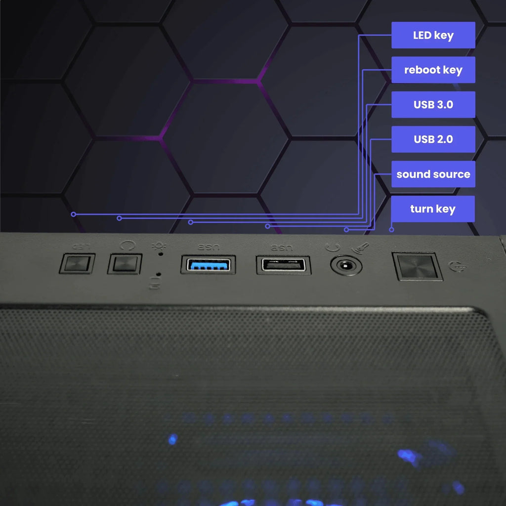 AMD Ryzen 9 9950X3D NVIDIA GeForce RTX 5070 12GB Gaming PC H3036