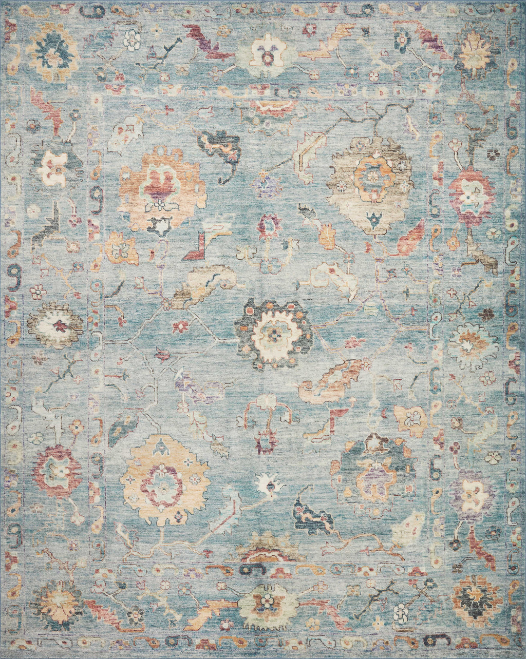Denim / Multi 5'-0" x 7'-6" Area Rug G2678
