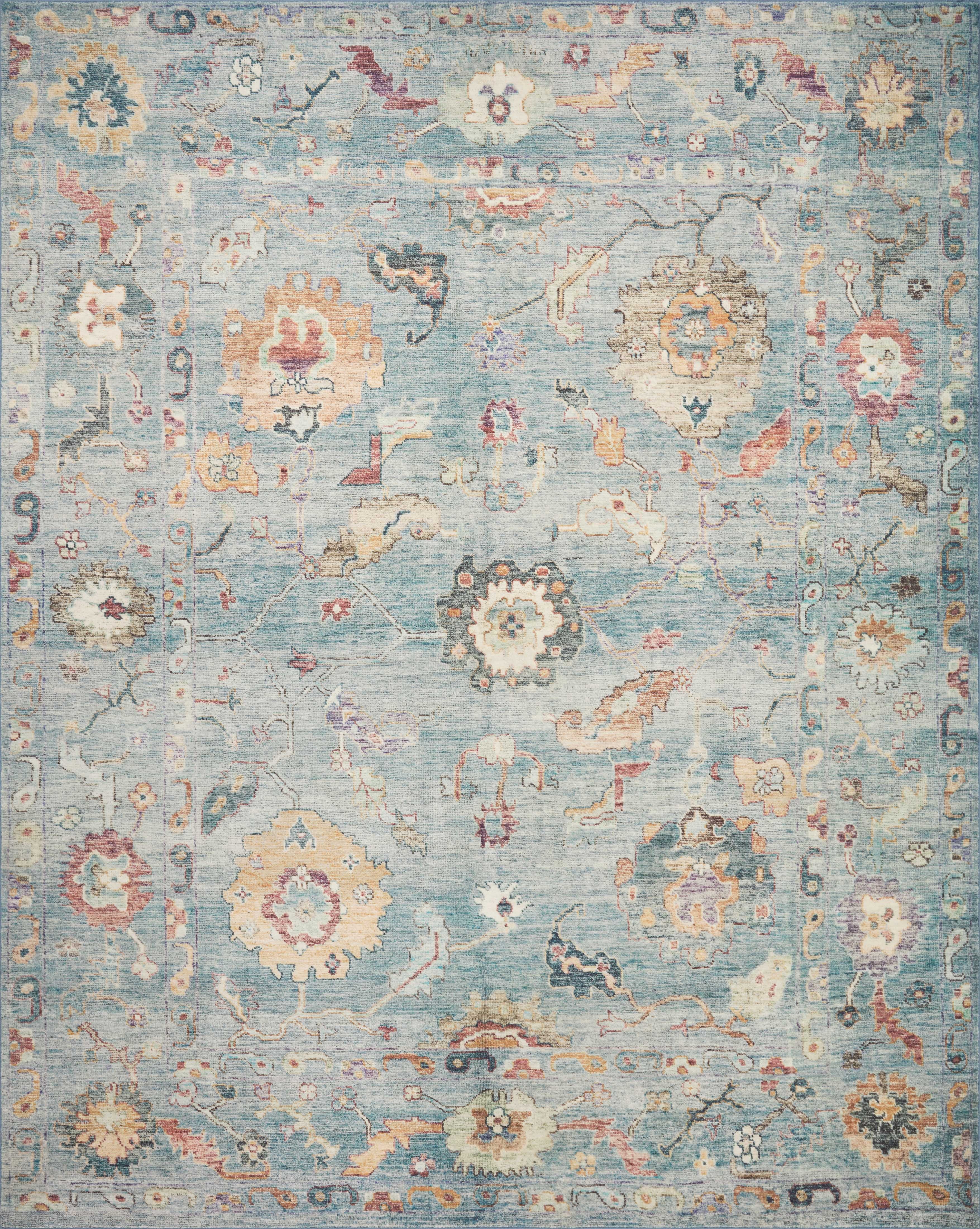 Denim / Multi 5'-0" x 7'-6" Area Rug G2678
