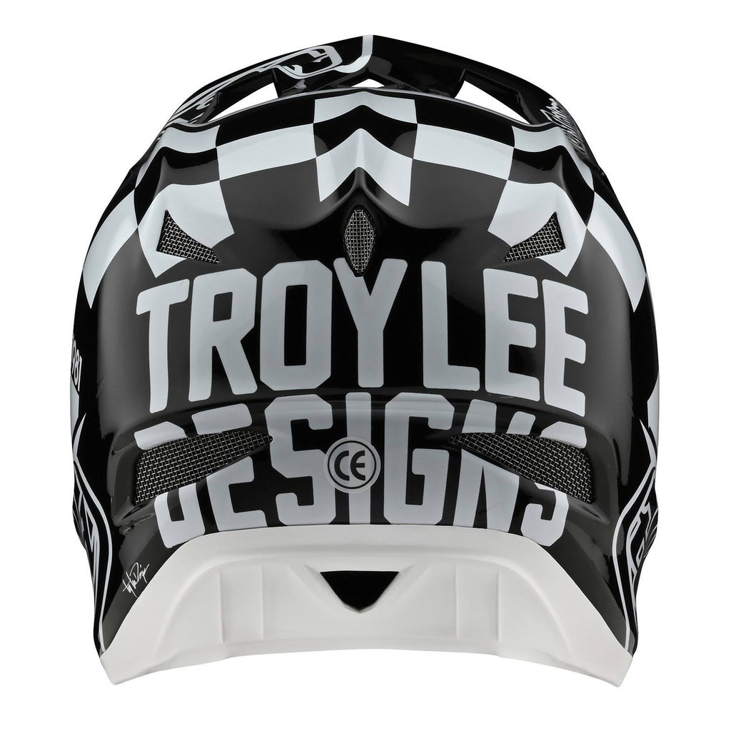 White-Black D3 Fiberlite Helmet - XL N230415