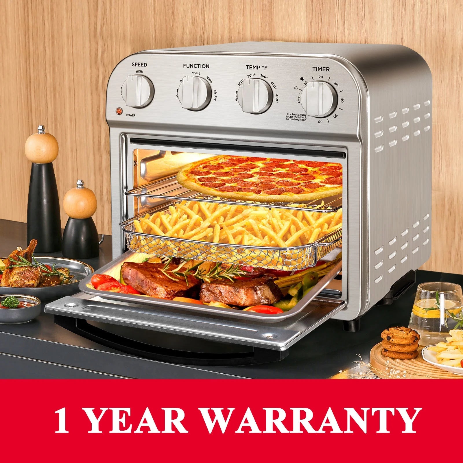 14 Quart Non Stick Air Fryer Oven H68886