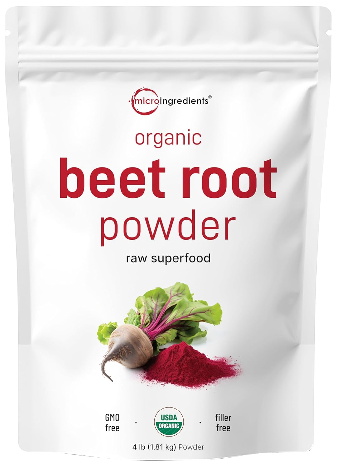 Organic Beet Root Powder, 4 Pounds H760