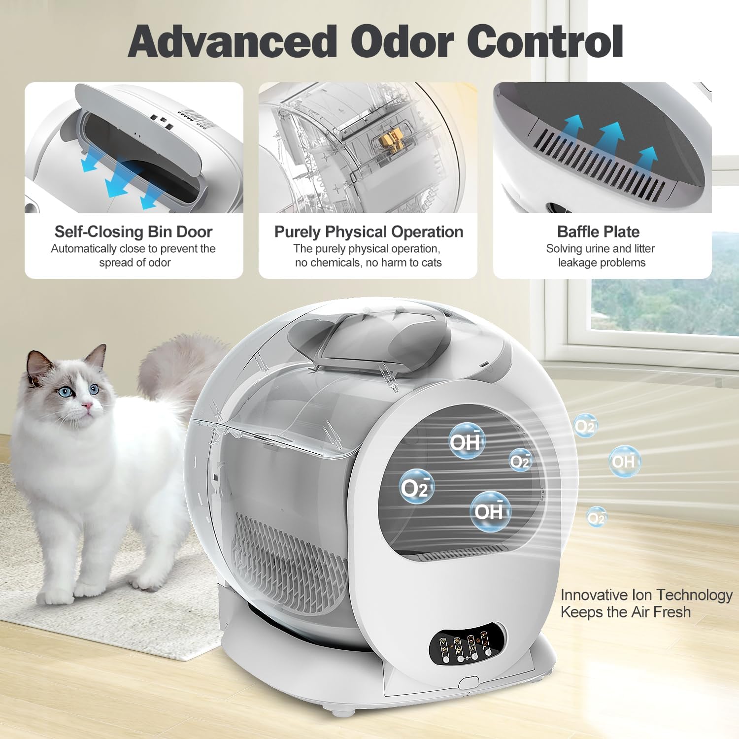 Self Cleaning Automatic Extra Large Cat Litter Box R321