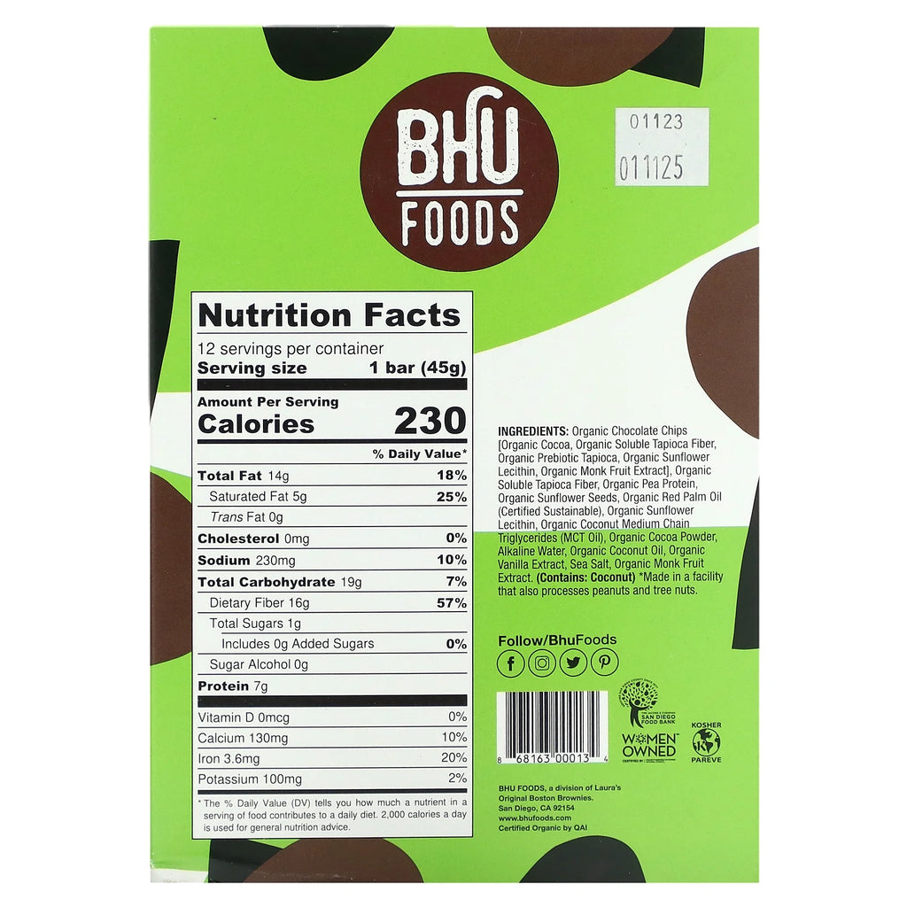 Vegan Protein Bar Double Dark Chocolate Chip C324