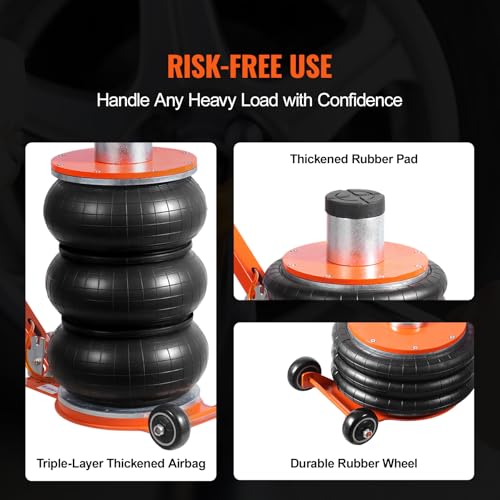 5 Ton Triple Bag Air Jack with Thick Rubber Pad V871888