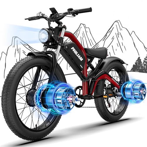 52V 23AH 26" Fat Tire Full Suspension Electric Bike S439763