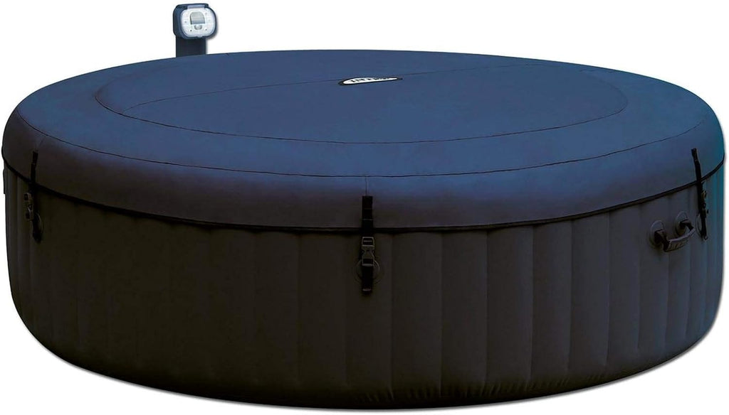 Blue 6 Person Inflatable Portable Heated Round Hot Tub Spa 85-inch x 28-inch F36220