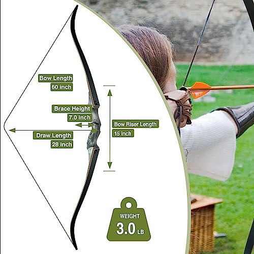 Black Hunter Takedown Recurve Bow, 60" F46699