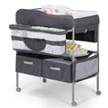 Portable Foldable Changing Table with 2 Storage Baskets I48303