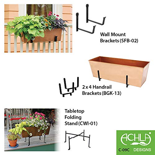Large Copper Flowerbox Planter J20940