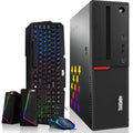Intel Core i7 16GB RAM 512GB SSD 24-inch Monitor AMD RX 550 RGB Speaker RGB Keyboard Mouse WiFi Win 10 Pro Desktop PC Gaming Bundle J538