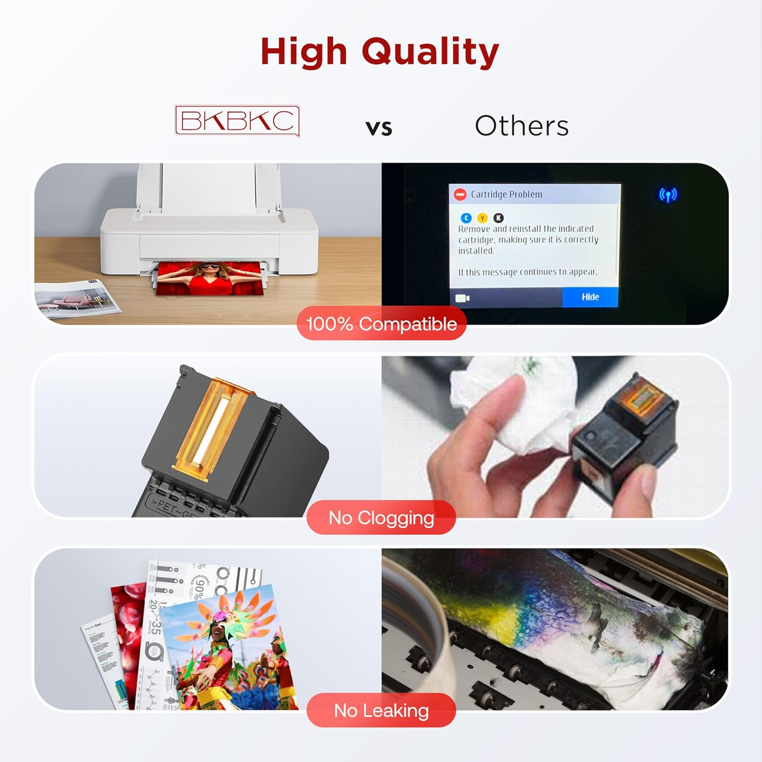Ink Cartridges Combo Pack for Canon (1 Black, Tri-Color) A992