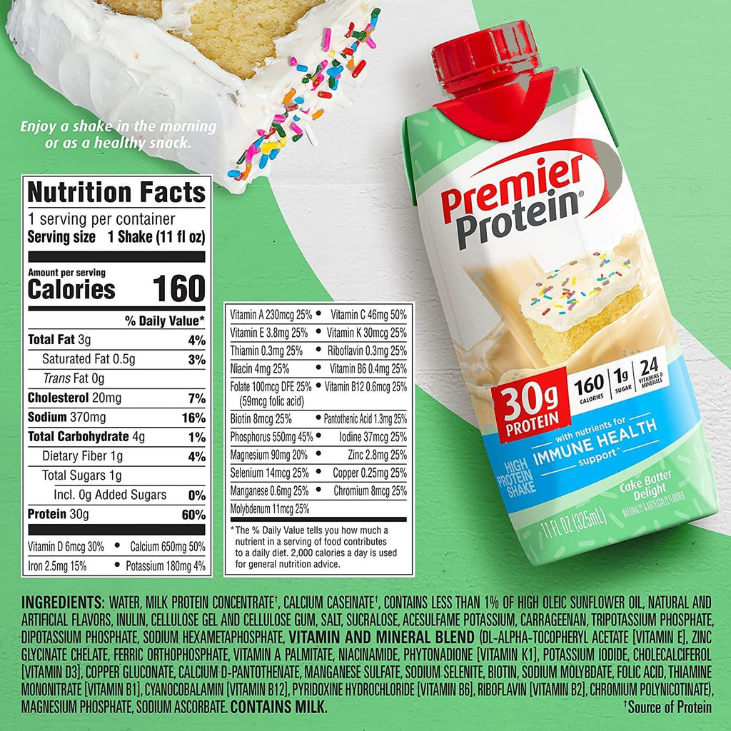 11 Fl. Oz Protein Shakes Variety Sampler Pack, 12 Pack H769206