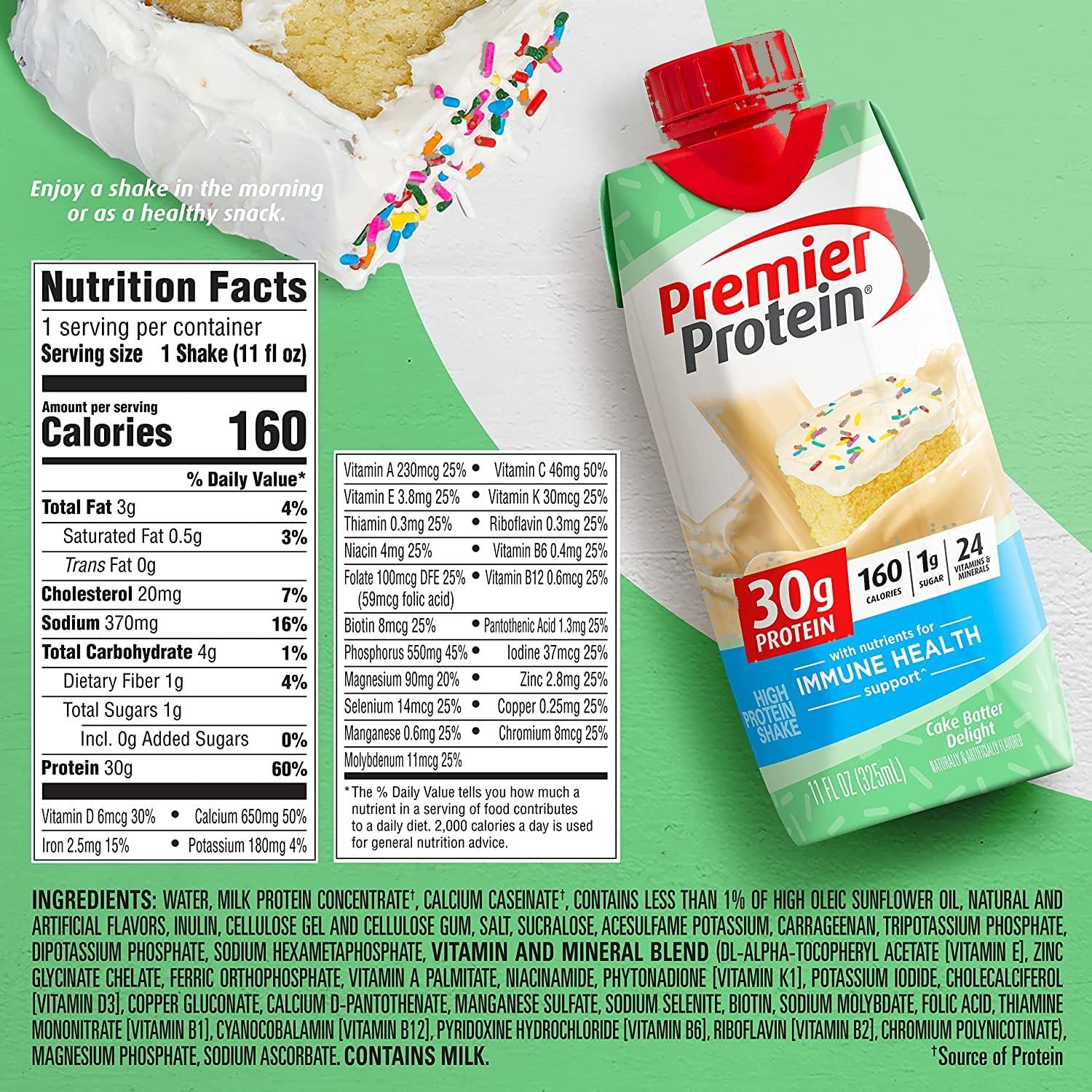 11 Fl. Oz Protein Shakes Variety Sampler Pack, 12 Pack H769206