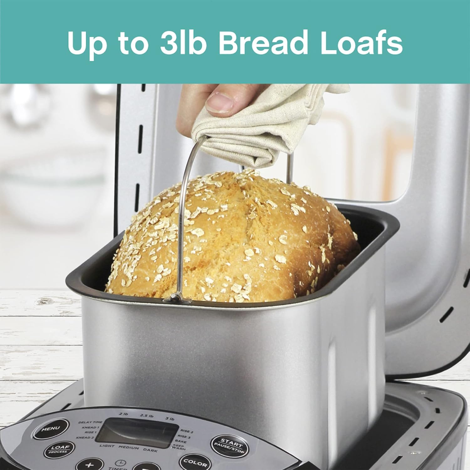 Gray 3-Pound Bread Maker N23808